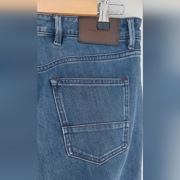 Massimo Dutti Women's Slim Fit Blue Jeans - Picture 3 of 8